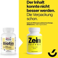 Biotin Komplex 10 mg + Zink + Selen hochdosiert Kapseln , 180 St^Zein Pharma