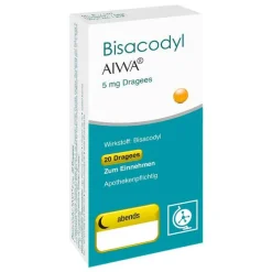 AIWA Abführmittel-Bisacodyl 5 mg magensaftresistente Tabletten, 20 St
