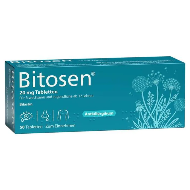 Bitosen Bilastin|Allergie Tabletten-20 mg Tabletten, 50 St