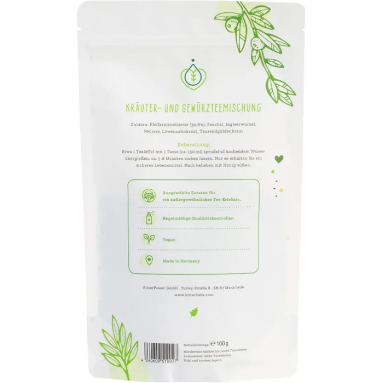 Bitterliebe Tee, 100 g- Kräutertee