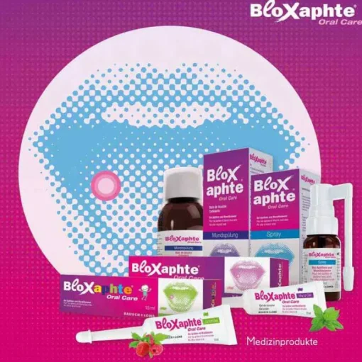 Bloxaphte Mundpflege|Zahnfleischentzündung Medikamente-® Oral Care Mundgel, 15 ml