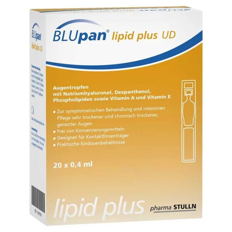 Blupan Augentropfen Trockene Augen-lipid plus UD Augentropfen, 20X0.4 ml