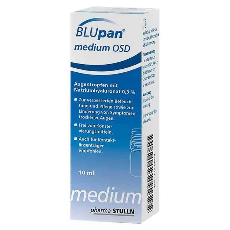 Blupan Augentropfen Trockene Augen-medium Osd Augentropfen, 10 ml