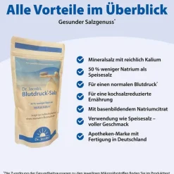 Blutdruck-Salz mit Kalium Dr. Jacob`s, 500 g^