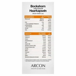 Bockshorn + Mikronährstoff Haarkapseln, 180 St^Arcon Best