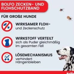 Bolfo Flöhe, Zecken & Co.-Flohschutzband für große Hunde, 1 St