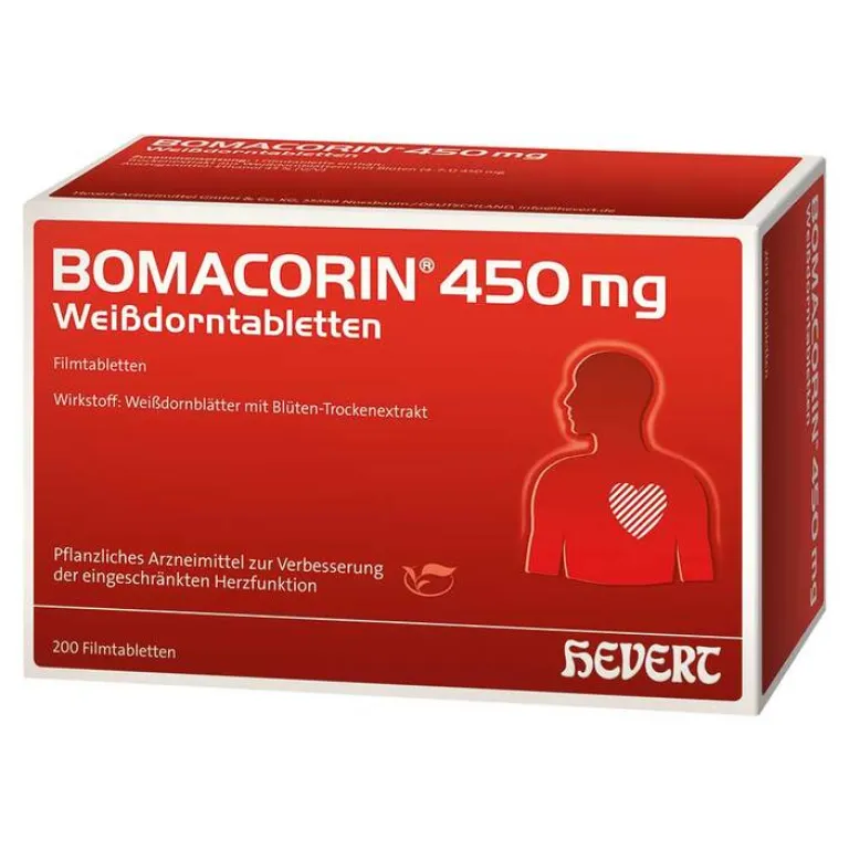 450 mg Weißdorntabletten, 200 St^Bomacorin Discount