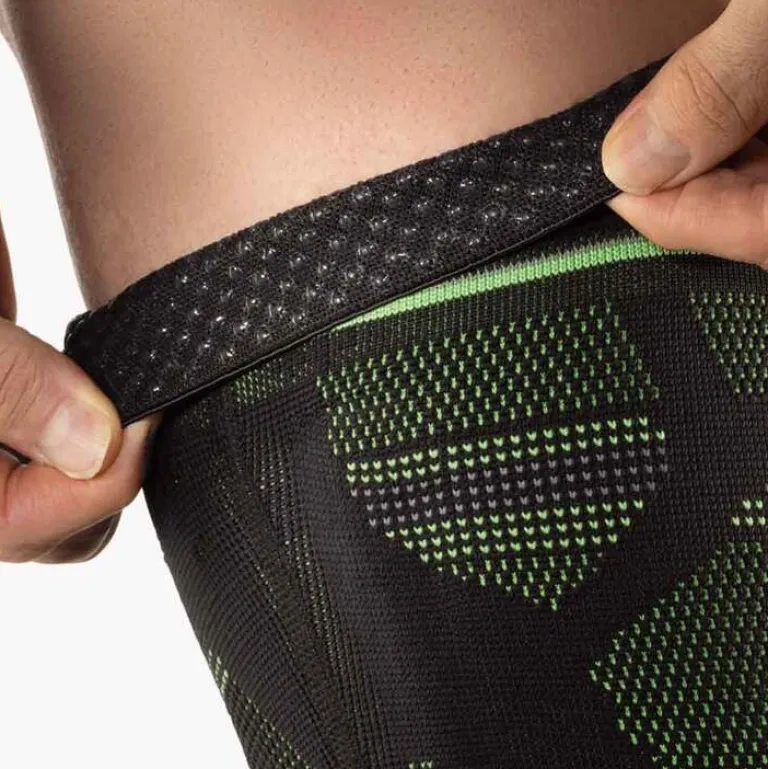Kniebandagen-Bort Stabilogen Sport Kniebandage Größe 4 schw / grün, 1 St