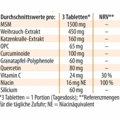 Dr. Jacobs Boswellia MSM forte Dr. Jacob`s Tabletten, 90 St- Weihrauch|Msm Schwefel