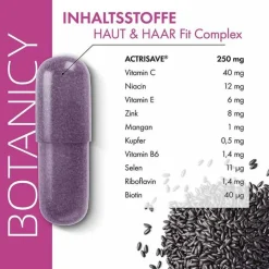 Feelgood Botanicy Haut & Haar Fit Complex mit Actrisave Kapseln, 60 St- Mikronährstoffe