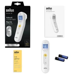 Braun Sensian 3 kontaktloses Thermometer, 1 St- Fieberthermometer