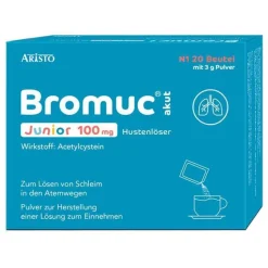 Bromuc Hustensaft Kinder-akut Junior 100 mg Hustenlöser , 20 St