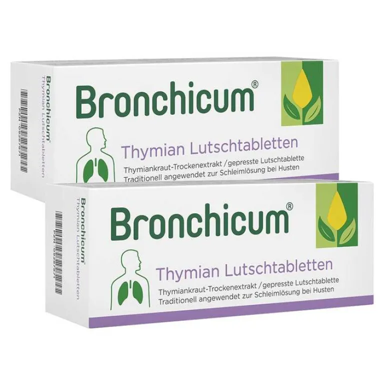 Bronchicum ® Thymian Lutschtabletten, 2x50 St- Hustenlöser
