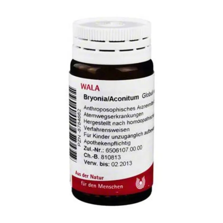 Bryonia Aconitum Globuli, 20 g^ New