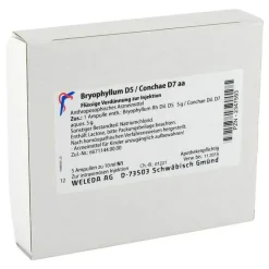 Weleda Schlaf & Nerven-Bryophyllum D 5 / Conchae D 7 Ampullen, 5X10 ml