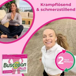 Buscopan Regelschmerzen Tabletten-Plus 10 mg / 500 mg Filmtabletten, 10 St
