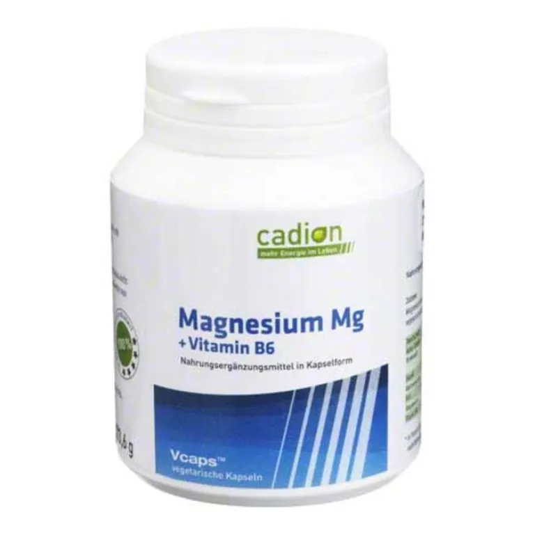 Cadion Magnesium Kapseln + B6, 90 St- Magnesium|Muskulatur