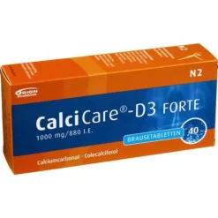 Calcicare Calcium-D3 forte Brausetabletten, 40 St