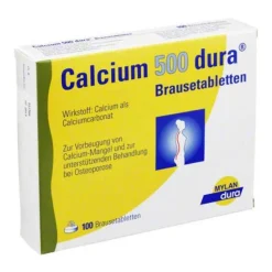 Dura Calcium 500 Brausetabletten, 100 St- Calcium
