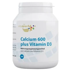 Calcium 600 plus D3 Tabletten, 60 St^Vitaworld Hot