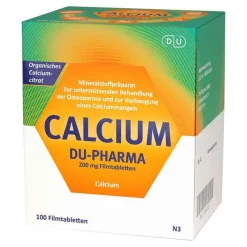 Du-Pharma Calcium 200 mg Filmtabletten, 100 St- Calcium