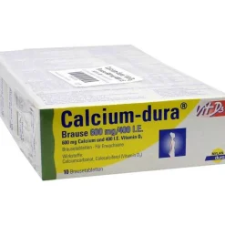 Dura Calcium Vit D3 Brause 600 mg / 400 I.E., 50 St- Calcium