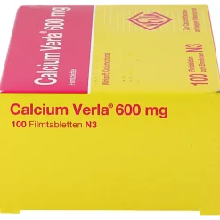 Verla Calcium 600 mg Filmtabletten, 100 St- Calcium