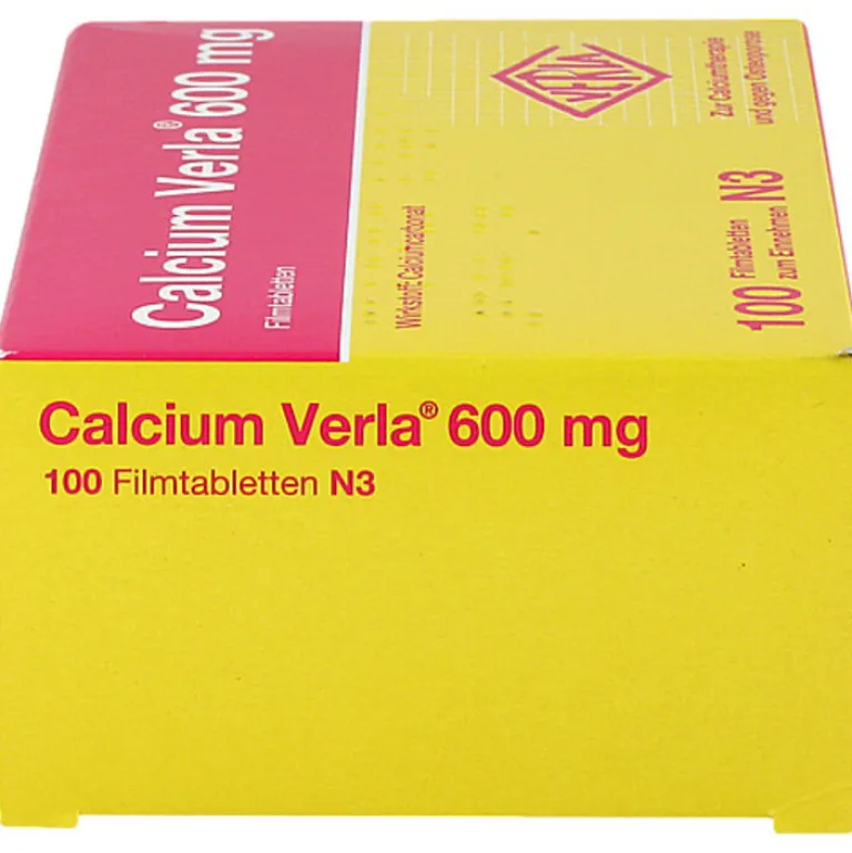 Verla Calcium 600 mg Filmtabletten, 100 St- Calcium