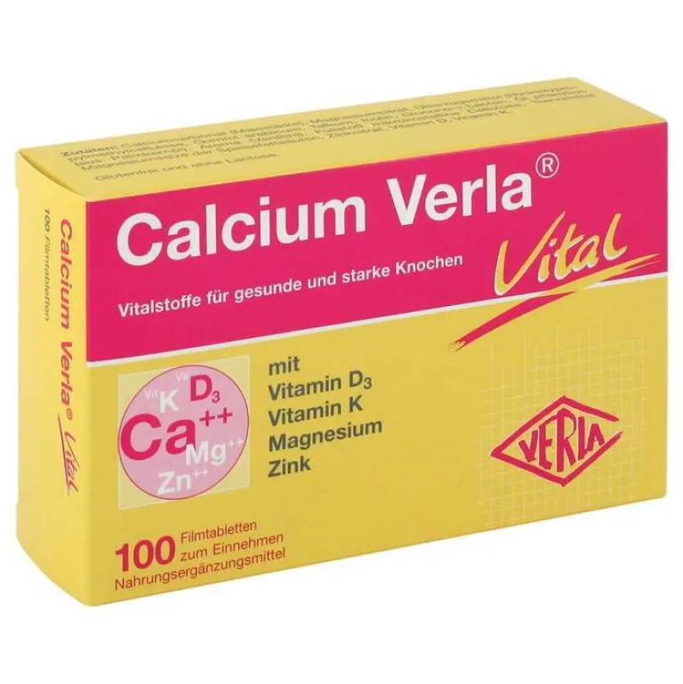 Verla Calcium Vital Filmtabletten, 100 St- Calcium