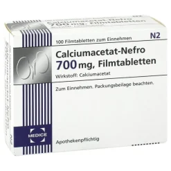 Medice Calcium-Calciumacetat Nefro 700 mg Filmtabletten, 100 St