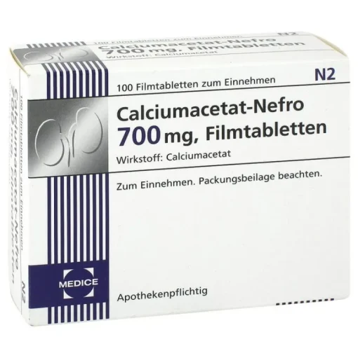Medice Calcium-Calciumacetat Nefro 700 mg Filmtabletten, 100 St