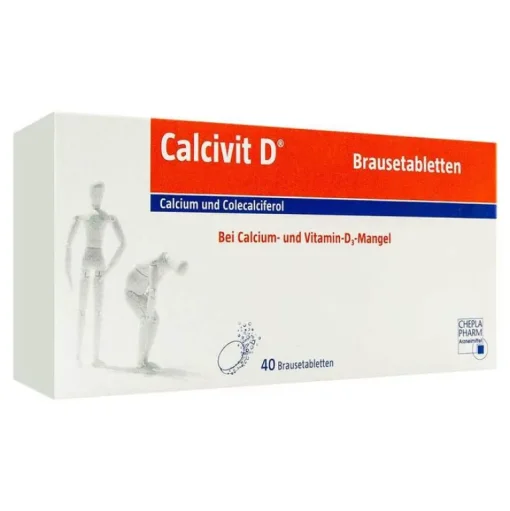 Calcivit Calcium-D Brausetabletten, 40 St