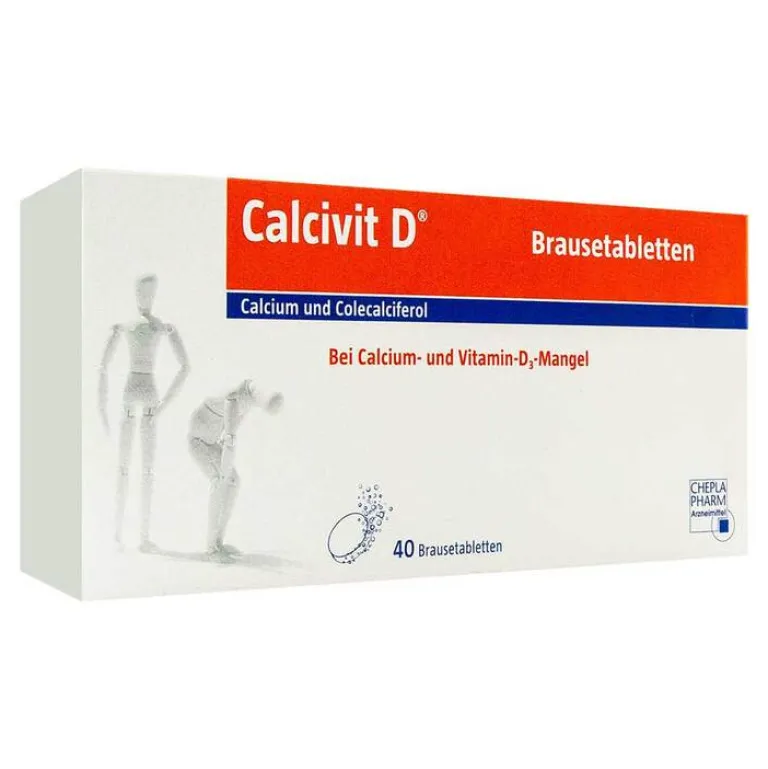 Calcivit Calcium-D Brausetabletten, 40 St