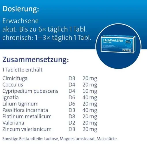 Calmvalera Hevert|Beruhigungsmittel-Tabletten, 100 St