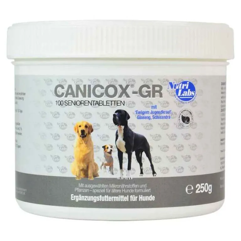 Nutrilabs Aufbau & Leistungssteigerung-Canicox GR Kautabletten für Hunde, 100 St