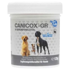 Nutrilabs Canicox GR Kautabletten für Hunde, 50 St- Aufbau & Leistungssteigerung