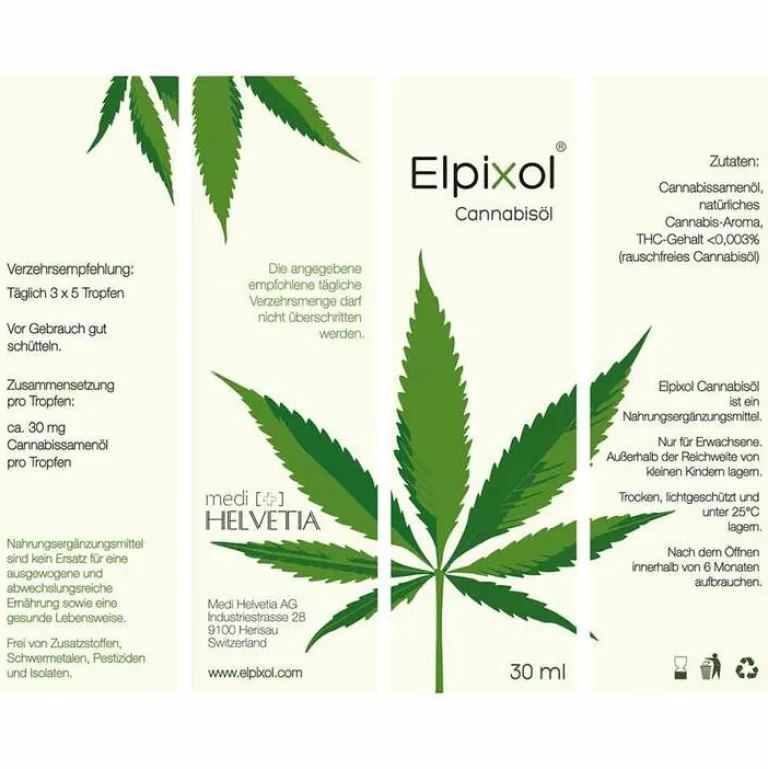 Elpixol Essentielle Fettsäuren-Cannabis Tropfen , 30 ml