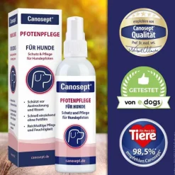 Canosept Fell & Haut-Pfotenpflege Gel für Hunde, 75 g
