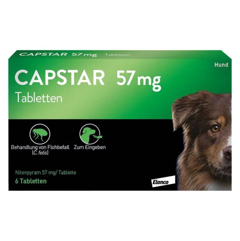 ™ 57 mg Tabletten für große Hunde, 6 St^Capstar Online