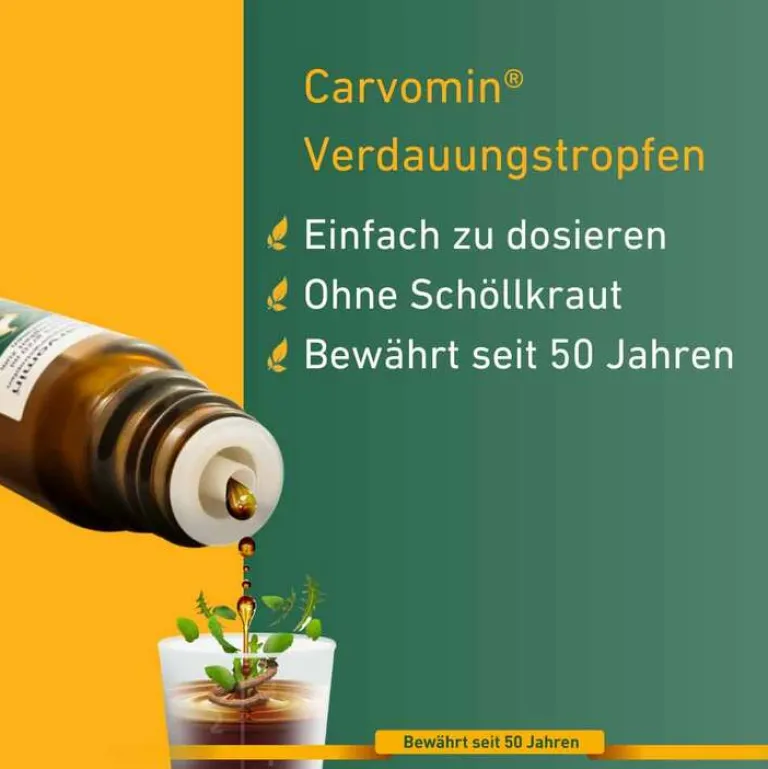 Carvomin ® Verdauungstropfen, 2X50 ml- Verdauung