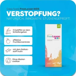 Casa Sana Freelaxan Kids Flüssigkeit zum Einnehmen, 200 ml- Verstopfung