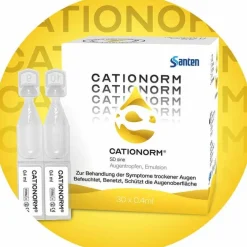 Cationorm Augentropfen Trockene Augen-® SD sine Einzeldosispipetten, 30X0.4 ml