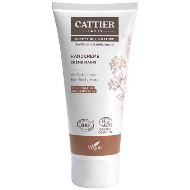 Cattier Handcreme Heilerde reichhaltige Aufbaupflege, 75 ml- Handpflege