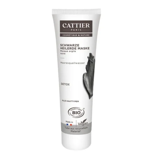 Cattier schwarze Heilerde Maske, 100 ml- Gesichtsmasken
