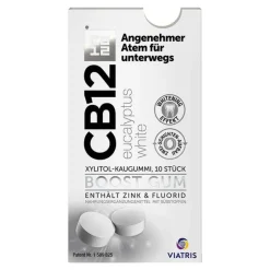 CB12 boost Eucalyptus white Kaugummi, 10 St- Zahnpflegekaugummi|Mundpflege