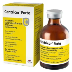 Centricor Vitamin C (Ascorbinsäure)-® Forte Vitamin C Durchstechflasche 200 mg/ml Injektionslösung, 1X50 ml