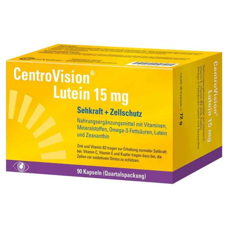 Lutein 15 mg Kapseln, 90 St^Centrovision Sale
