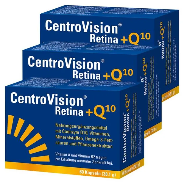 Centrovision Retina + Q10 Kapseln, 180 St- Coenzym Q10