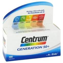 Centrum Gen.50 + A-Zink + Floraglo Capletten, 100 St^