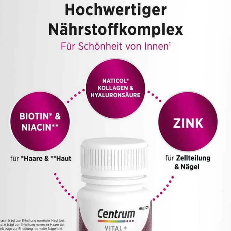 Vital + Haut Haare & Nägel Tabletten, 30 St^Centrum Discount